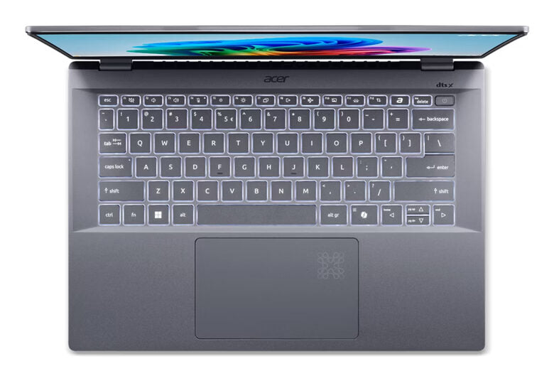 Acer Swift 14 AI SF14-11-X9TF Qualcomm Snapdragon Computer portatile 36,8 cm (14.5") WQXGA 16 GB LPDDR5x-SDRAM 1 TB SSD Wi-Fi 7 (802.11be) Windows 11 Home Argento