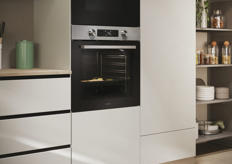 Candy CA6 N5B3EHTX Forno a Incasso 78 L A++ Nero, Acciaio inossidabile