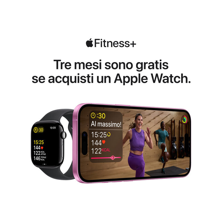Apple Watch SE GPS + Cellular 40mm Cassa in Alluminio Color Argento con Denim Sport Band - S/M