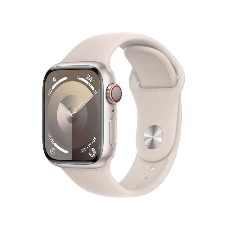 Apple Watch Series 9 GPS + Cellular Cassa 41mm in Alluminio Galassia con Cinturino Sport Galassia - M/L
