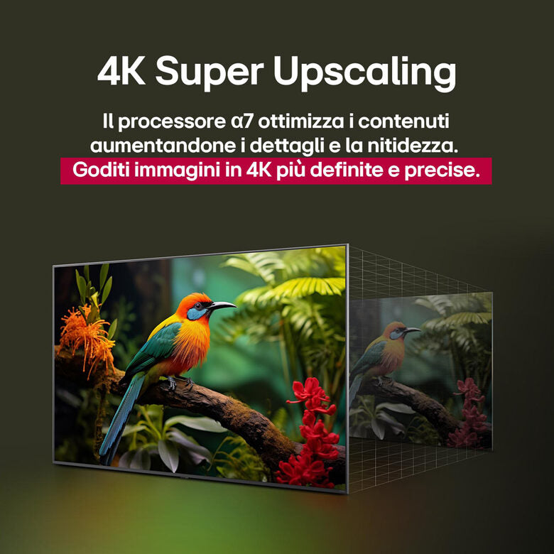 LG UHD AI 55UA74006LB TV webOS Serie UA74 55'' 4K, α7 Gen8, HDR10, 20W, 3 HDMI con Game Optimizer, Smart TV WebOS 2025