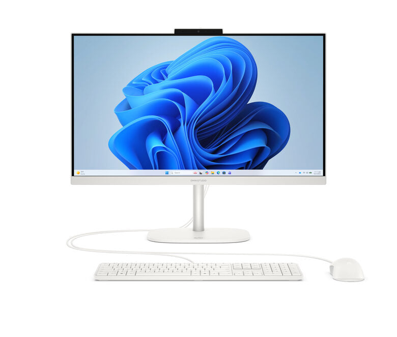 HP OmniStudio All-in-One Desktop 24-cv0015nl PC AMD Ryzen™ 5 220 60,5 cm (23.8") 1920 x 1080 Pixel 8 GB DDR5-SDRAM 512 GB SSD Windows 11 Home Wi-Fi 6 (802.11ax) Bianco