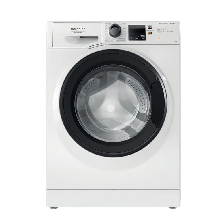 Hotpoint Ariston NF746WK IT Lavatrice A Libera Installazione 7 Kg, 1400 Giri, Steam Hygiene, Anti Allergy, Igiene Vapore, Classe A, Bianco