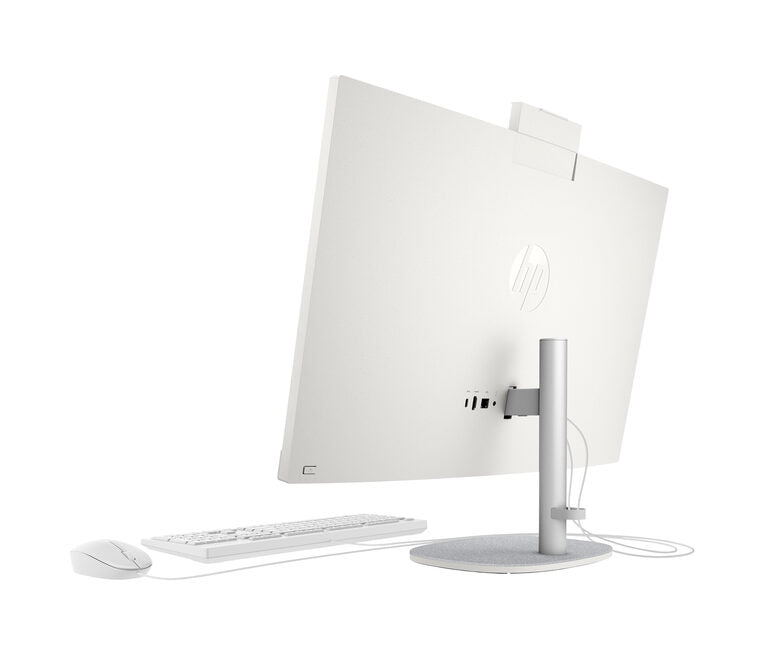HP 27 inch All-in-One 27-cr0094nl PC Intel Core 5 120U 8 GB DDR4-SDRAM 512 GB SSD Windows 11 Home Bianco