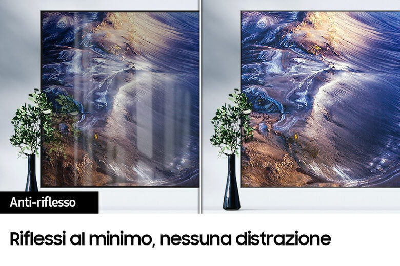 Samsung Series 9 TV QE85QN90CATXZT Neo QLED 4K, Smart TV 85" Processore Neural Quantum 4K, Dolby Atmos e OTS+, Carbon Silver