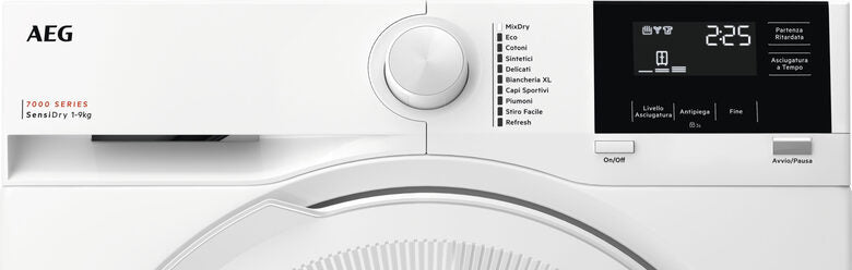AEG Series 7000 TR7G93W asciugatrice Libera installazione Caricamento frontale 9 kg A+++ Bianco