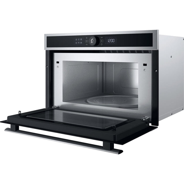 Whirlpool WMD4I4MX Microonde con grill, inox, Display Lcd 6°Senso, Crisp, 31 Lt