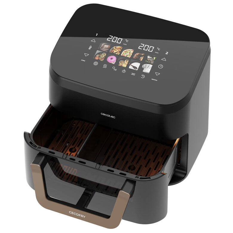 Cecotec Cecofry & Grill Smokin' 11000 Plus Singolo 11 L Indipendente 2900 W Friggitrice ad aria calda Nero