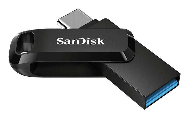 SanDisk Ultra Dual Drive unità flash USB 128 GB USB Type-A / USB Type-C 3.2 Gen 1 (3.1 Gen 1) Nero, Argento