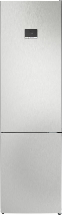 Bosch KGN397LDF Serie 4 Frigorifero Combinato A Libera Installazione, No Frost, Sistema Multi-Airflow, Classe D, Acciaio Inox