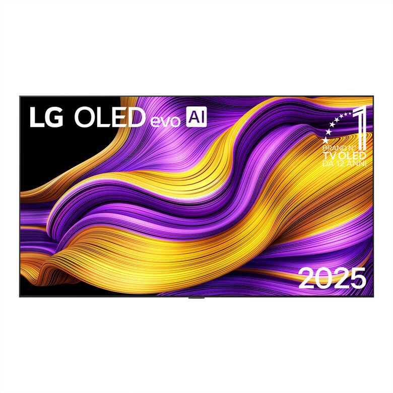 LG OLED evo AI OLED83G54LW Televisione Serie G5 83 Pollici 4K, α11 Gen2, Brightness Booster Ultimate, 60W, 4 HDMI 165Hz, Smart TV 2025