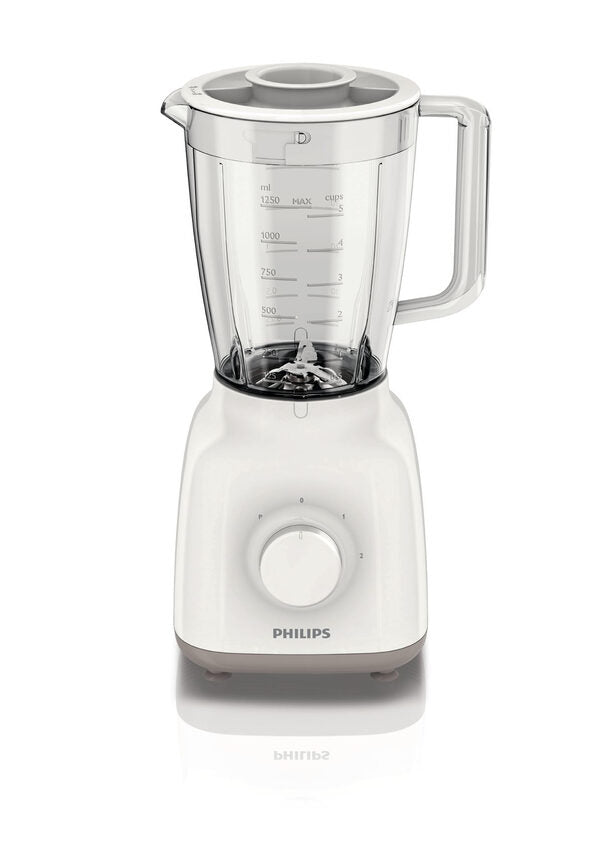 Philips Daily Collection Frullatore 400 W, 2 velocità e funz. pulse, vaso plastica 1,5 l