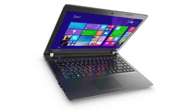 Lenovo IdeaPad 100 Computer portatile 35,6 cm (14") Intel® Celeron® 2 GB DDR3L-SDRAM 500 GB HDD Wi-Fi 4 (802.11n) Windows 10 Home Nero